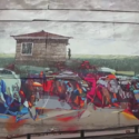 “Retreat” Beautiful New Mural by Akue1 In St. Petersburg