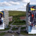 Petro AES and Ilya Slak paint stunning diptych in Satka, Russia